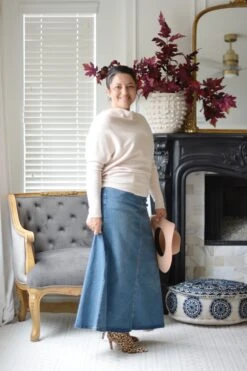Peyton Denim Maxi Skirt -Women Dresses Store FE4EA144 05EE 43A3 B9CB 5D89998D34C0