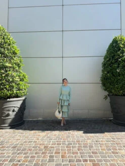 Amalfi Sage Ruffled Dress -Women Dresses Store FF44D661 7699 437E BCC5 5C0283888D55