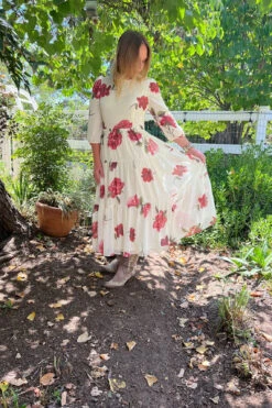 Marbella Ivory Rose Maxi Dress -Women Dresses Store FF72F906 0127 4176 B099 5462F5CB130C