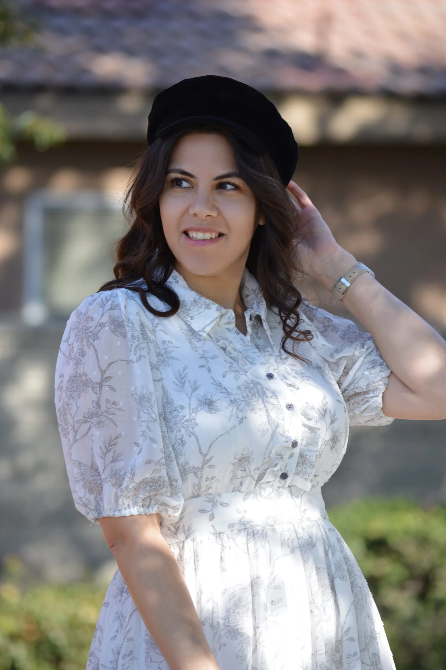 Philina Gray Toile Midi Dress 4 Philina Gray Toile Midi Dress - Image 2