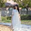 Faela Ivory Crochet Dress