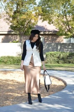 Rebeka Warm Tan Satin Maxi Skirt -Women Dresses Store Facetune 01 02 2025 15 15 12