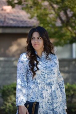 Morocco Blue Floral Midi Dress -Women Dresses Store Facetune 01 02 2025 15 28 07