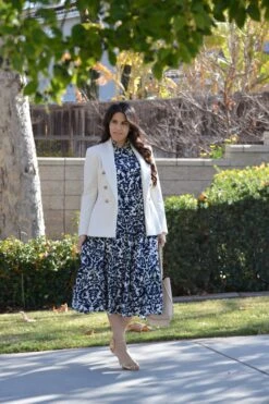 Morocco Navy Midi Dress -Women Dresses Store Facetune 01 02 2025 16 10 47