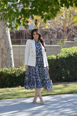 Morocco Navy Midi Dress -Women Dresses Store Facetune 01 02 2025 16 12 45