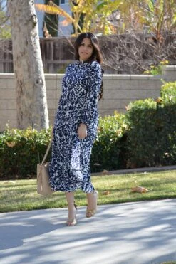 Morocco Navy Midi Dress -Women Dresses Store Facetune 01 02 2025 16 13 59