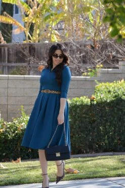 Santorini Teal Midi Dress -Women Dresses Store Facetune 01 02 2025 16 44 19