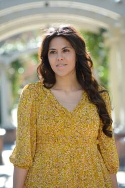 Theodora Mustard Floral Midi Dress -Women Dresses Store Facetune 02 01 2024 13 51 01