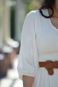 Lola White Embroidered Smocked Dress -Women Dresses Store Facetune 02 01 2024 14 10 01