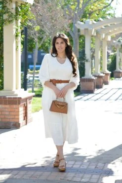 Lola White Embroidered Smocked Dress -Women Dresses Store Facetune 02 01 2024 14 10 33