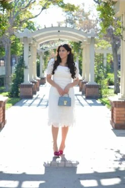 Dorothea White Lace Scalloped Dress -Women Dresses Store Facetune 02 01 2024 15 10 02