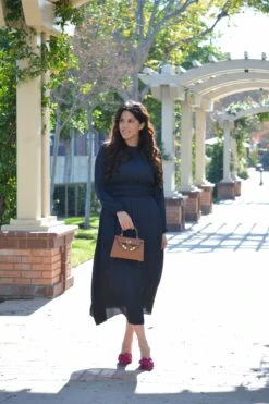 Mabel Midnight Blue Silk Dress -Women Dresses Store Facetune 02 01 2024 15 19 03