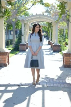 Santorini Gray Dress -Women Dresses Store Facetune 02 01 2024 15 50 00