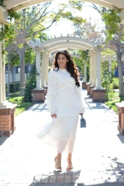 Margaret White Lace Trim Maxi Dress -Women Dresses Store Facetune 02 01 2024 16 02 06