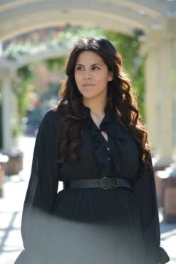 Elizabeth Black Ruffled Dress -Women Dresses Store Facetune 02 01 2024 16 26 12