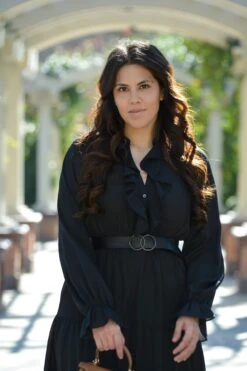 Elizabeth Black Ruffled Dress -Women Dresses Store Facetune 02 01 2024 16 28 57