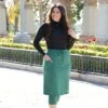 Adelaide Green Athletic Skirt (capri Leggings) -Women Dresses Store Facetune 02 12 2023 16 05 57