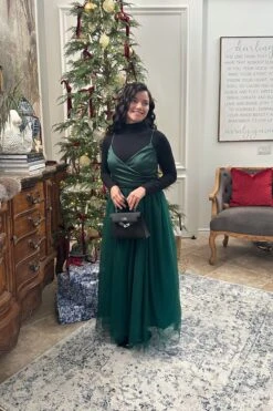 Zelie Emerald Green Tulle Dress 16 Zelie Emerald Green Tulle Dress -Women Dresses Store Facetune 02 12 2024 20 30 17