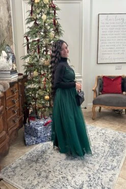 Zelie Emerald Green Tulle Dress 14 Zelie Emerald Green Tulle Dress -Women Dresses Store Facetune 02 12 2024 20 30 37