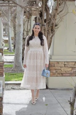 Louise Lace Midi Dress -Women Dresses Store Facetune 03 02 2024 15 19 57