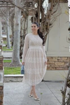 Louise Lace Midi Dress -Women Dresses Store Facetune 03 02 2024 15 22 14