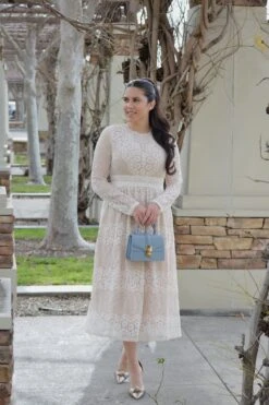 Louise Lace Midi Dress -Women Dresses Store Facetune 03 02 2024 15 23 20