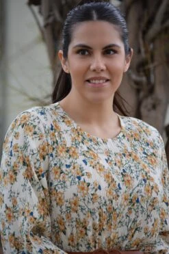 Flora Cream Floral Midi Dress -Women Dresses Store Facetune 03 02 2024 15 48 53