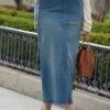 Brigitta Vintage Wash Maxi Length Denim Skirt -Women Dresses Store Facetune 04 03 2024 15 05 27
