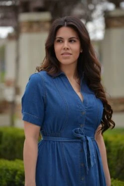 Anne Dark Denim Midi Dress -Women Dresses Store Facetune 04 03 2024 16 01 30