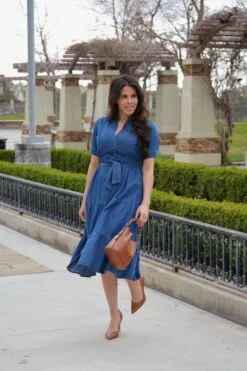 Anne Dark Denim Midi Dress -Women Dresses Store Facetune 04 03 2024 16 02 19