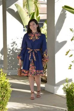 Winslet Navy Floral Dress -Women Dresses Store Facetune 05 01 2025 19 44 11