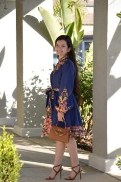 Winslet Navy Floral Dress -Women Dresses Store Facetune 05 01 2025 19 45 13