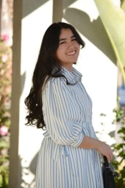 Soleil Light Blue Stripe Dress -Women Dresses Store Facetune 05 01 2025 20 18 41