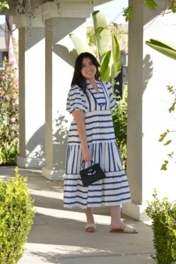 Evalina Navy Striped Dress -Women Dresses Store Facetune 05 01 2025 20 49 05