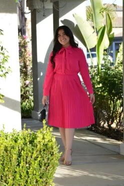 Britain Fuchsia Pink Dress -Women Dresses Store Facetune 05 01 2025 22 20 45