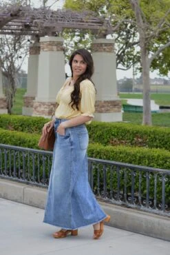 Estelle Denim Maxi Skirt -Women Dresses Store Facetune 05 04 2024 12 01 22