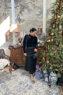 Kyndall Sequin Skirt (2 Color Options)