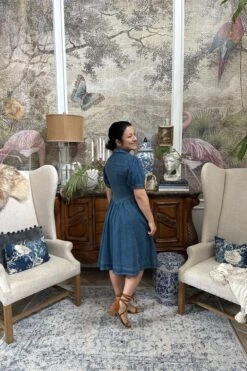 Mamie Denim Midi Dress -Women Dresses Store Facetune 06 03 2025 11 39 39