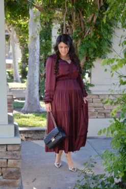 Birdie Plum Silk Maxi Dress -Women Dresses Store Facetune 07 10 2023 15 11 31