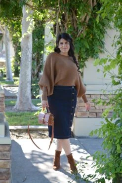 Chania Dark Denim Buttoned Skirt (Skirt Society Exclusive) -Women Dresses Store Facetune 08 10 2023 12 51 40 f03e2e85 3ed3 4439 aed5 0e19bbb321eb