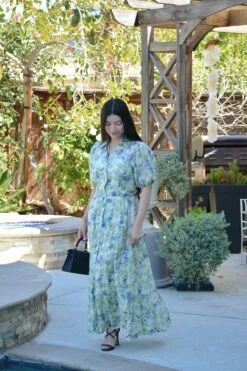 Georgia Blue Floral Midi Dress -Women Dresses Store Facetune 09 03 2025 21 24 34