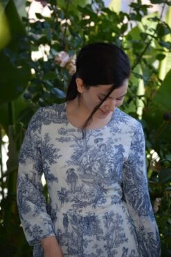 New Marbella Navy Toile Maxi Dress -Women Dresses Store Facetune 10 05 2024 18 24 52