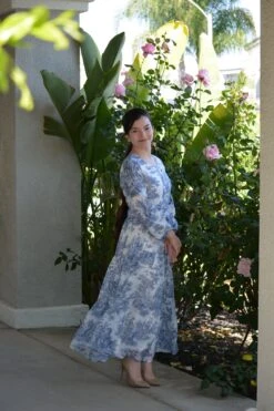 New Marbella Navy Toile Maxi Dress -Women Dresses Store Facetune 10 05 2024 18 28 16