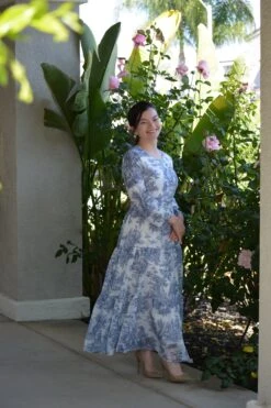 New Marbella Navy Toile Maxi Dress -Women Dresses Store Facetune 10 05 2024 18 29 12