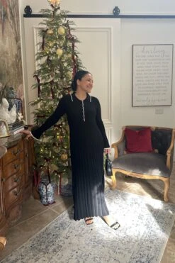 Greer Black Knit Ribbed Maxi Dress -Women Dresses Store Facetune 12 12 2024 11 32 29