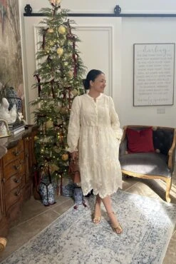 Kylen Cream Lace Midi Dress -Women Dresses Store Facetune 12 12 2024 12 10 22