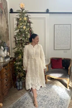 Kylen Cream Lace Midi Dress -Women Dresses Store Facetune 12 12 2024 12 11 53