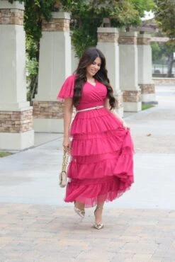 Channing Fuchsia Pink Tulle Dress -Women Dresses Store Facetune 16 09 2023 16 18 19