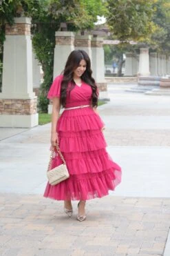 Channing Fuchsia Pink Tulle Dress -Women Dresses Store Facetune 16 09 2023 16 19 34