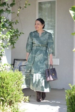 Briseida Toile Olive Green Cotton Dress 16 Briseida Toile Olive Green Cotton Dress -Women Dresses Store Facetune 16 10 2024 11 54 20